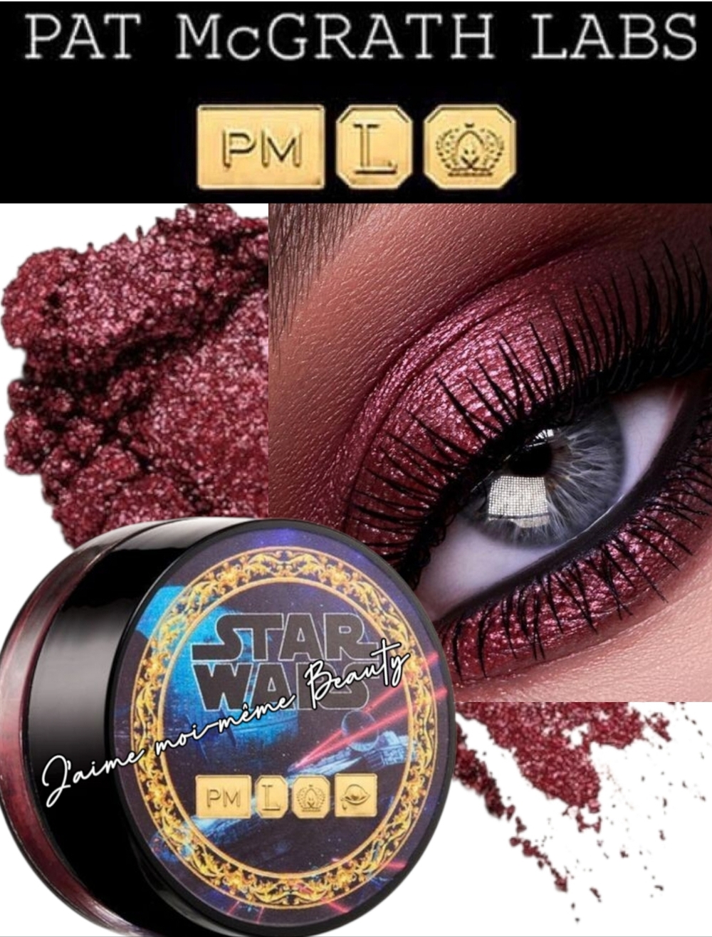 PAT MCGrath Star Wars Rouge Rebellion Eyeshadow Pot- Metallic Pink Red